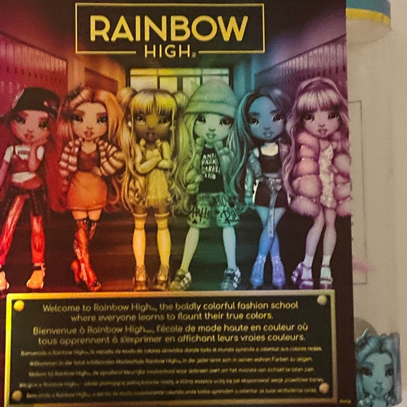 Rainbow Purple Fashion Doll with Outfit - Picture 6 of 6